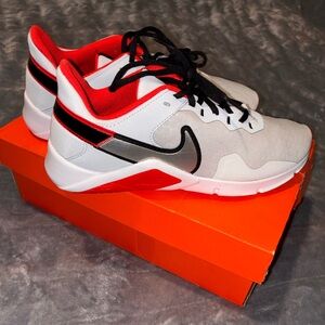 Nike Red, White, and Black Athletic Shoes
